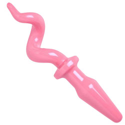 Pig Tail Butt Plug Pink